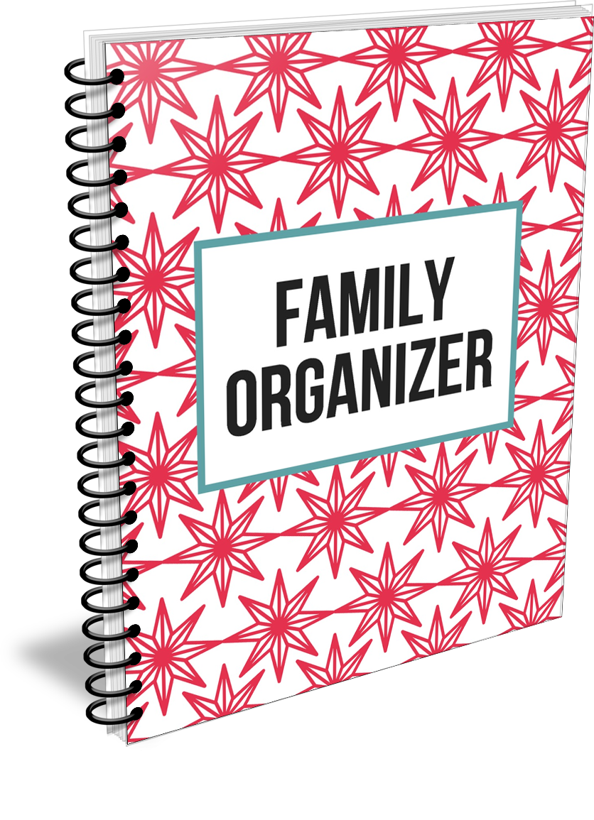 Family Organizer cover mockup