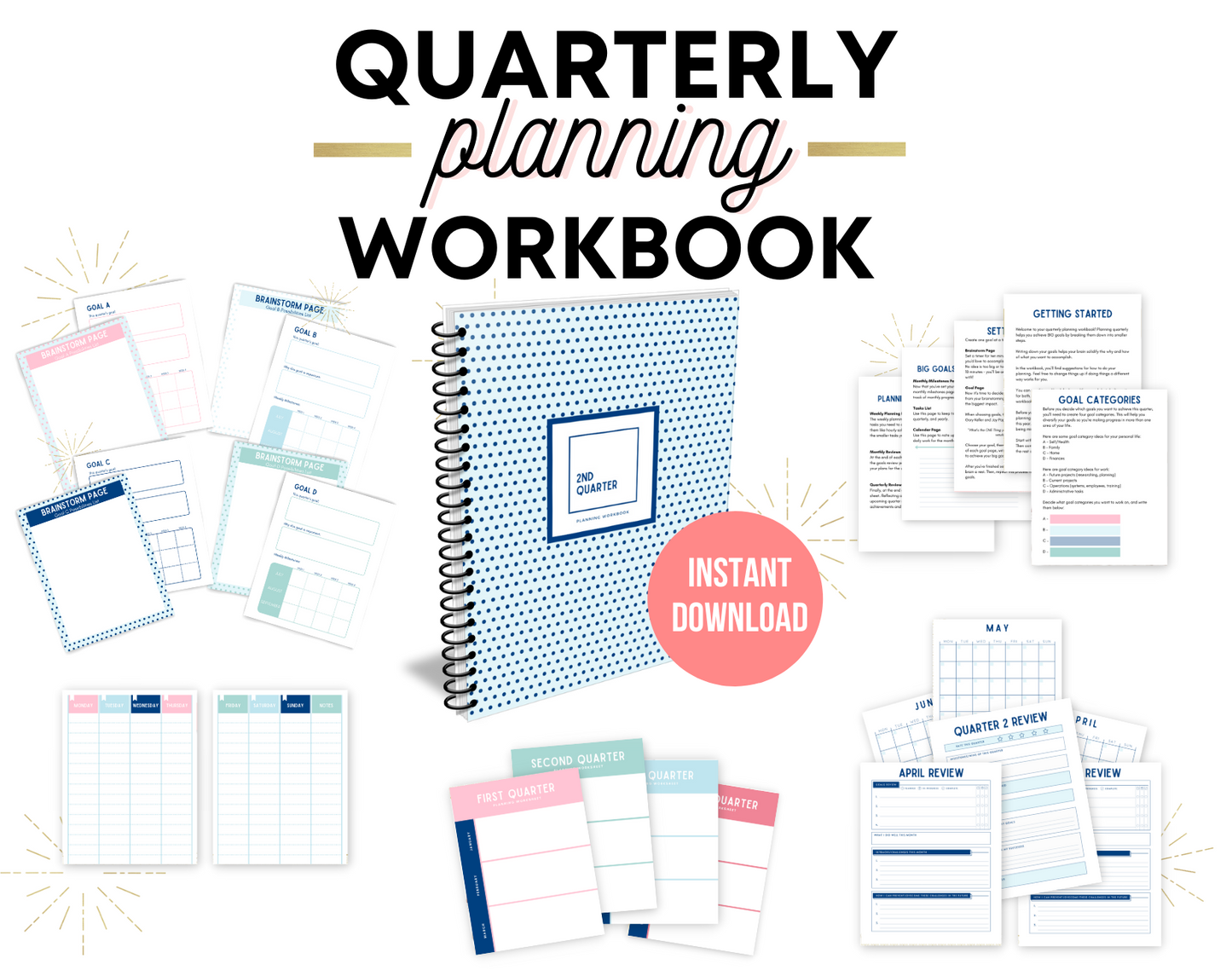 All 4 Quarterly Planning Workbooks