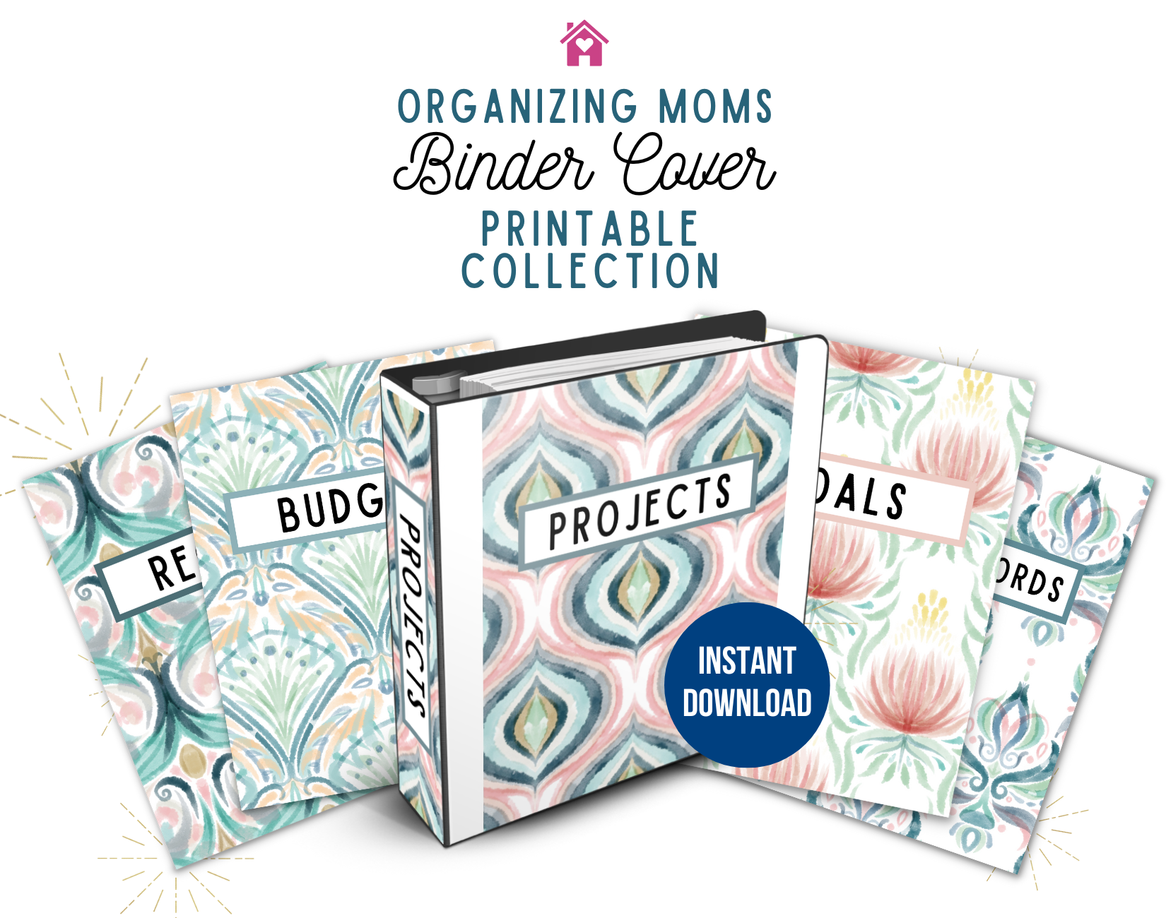 Binder Cover Printables – Organizing Moms Shop