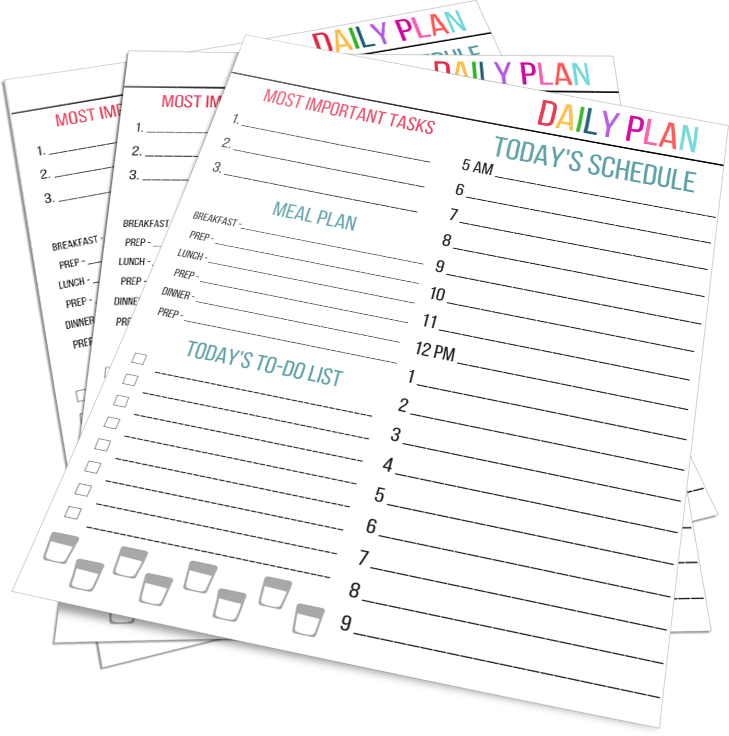 Daily Planning Sheets Collection