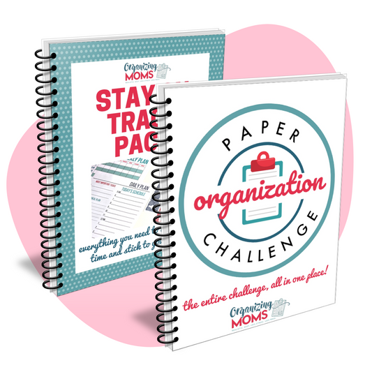 Paper Organization Challenge Notebook and Stay on Track Pack Notebook mockup