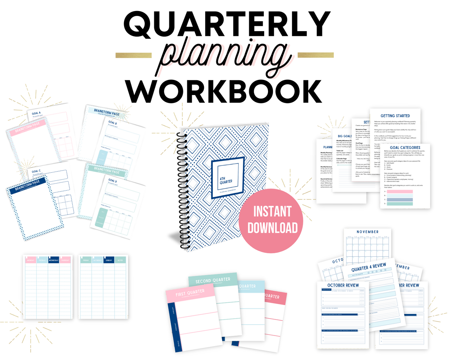 Quarterly Planning Workbook - 4th Quarter