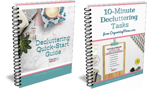 Decluttering Quick Start Guide and 10-Minute Decluttering Tasks mockup